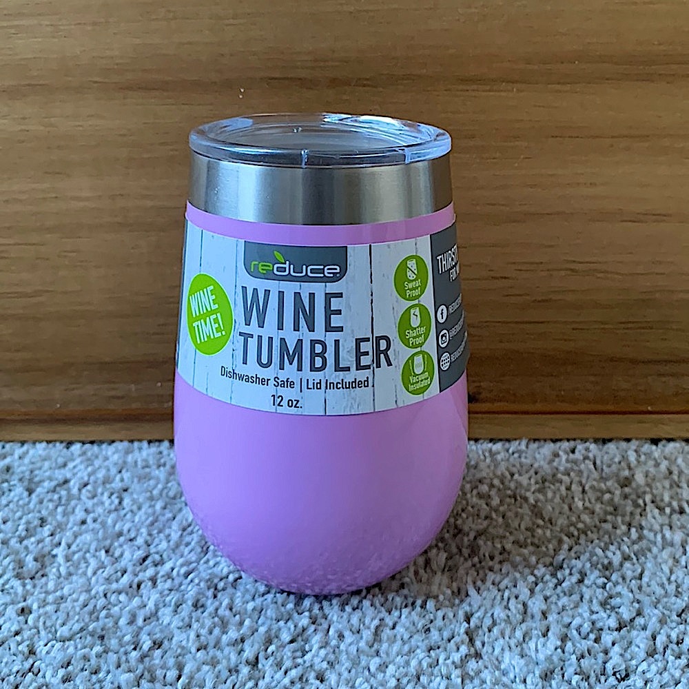 NWT Pink Reduce Wine Tumbler